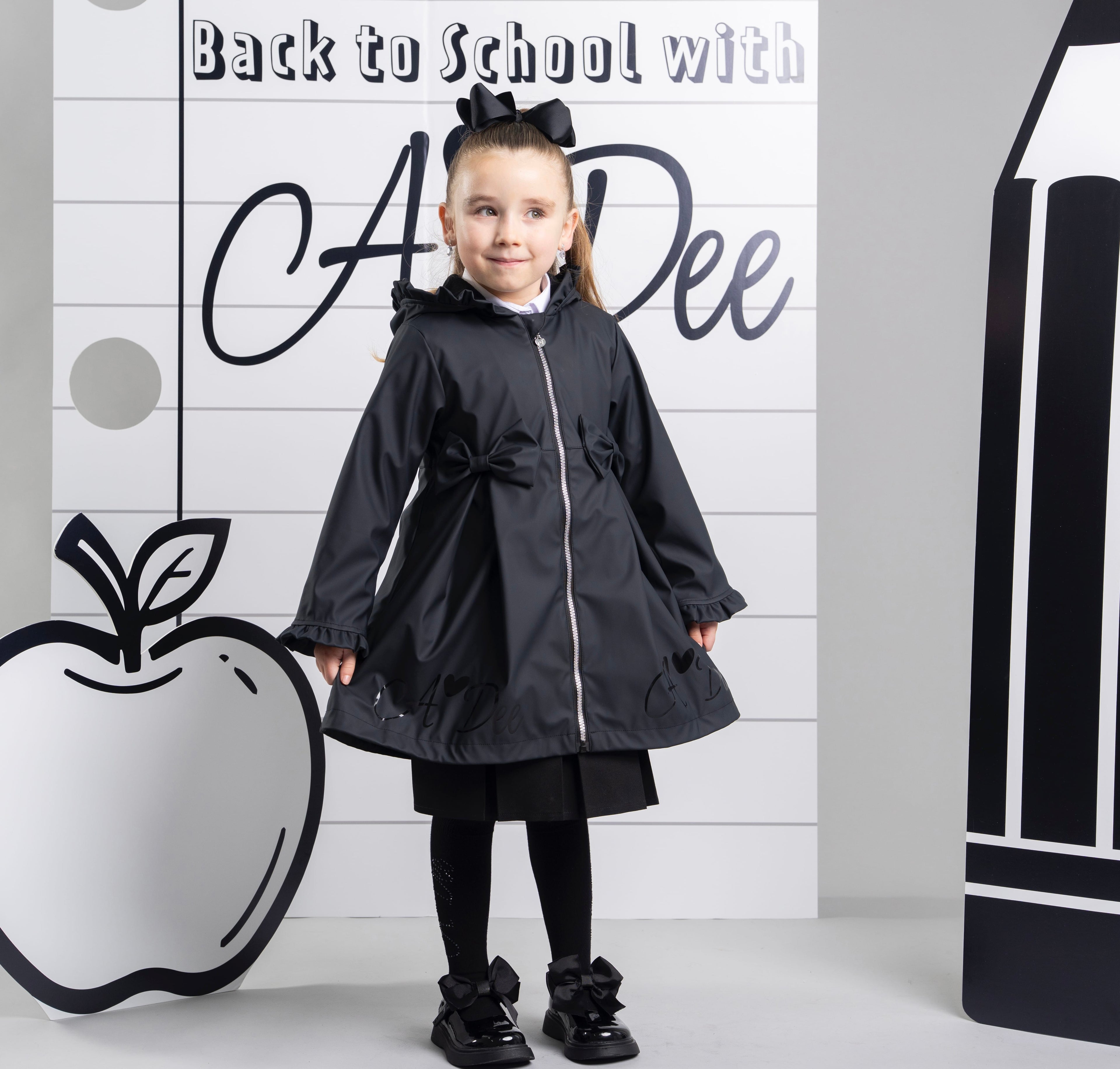 A Dee Nova Black Raincoat