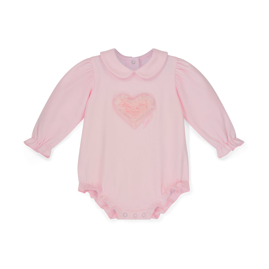 Little A Dulca Fur Heart Romper