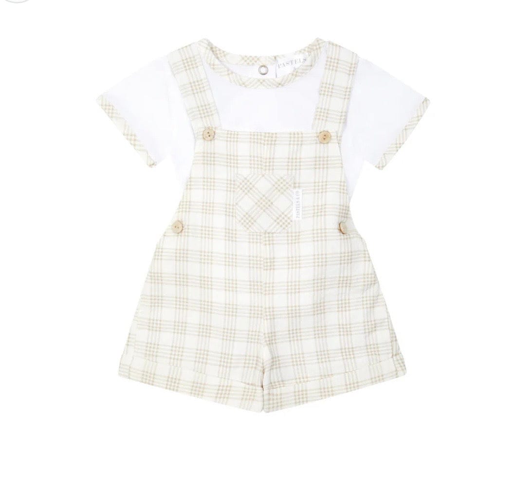 Pastels & Co Ansty Dungaree Set