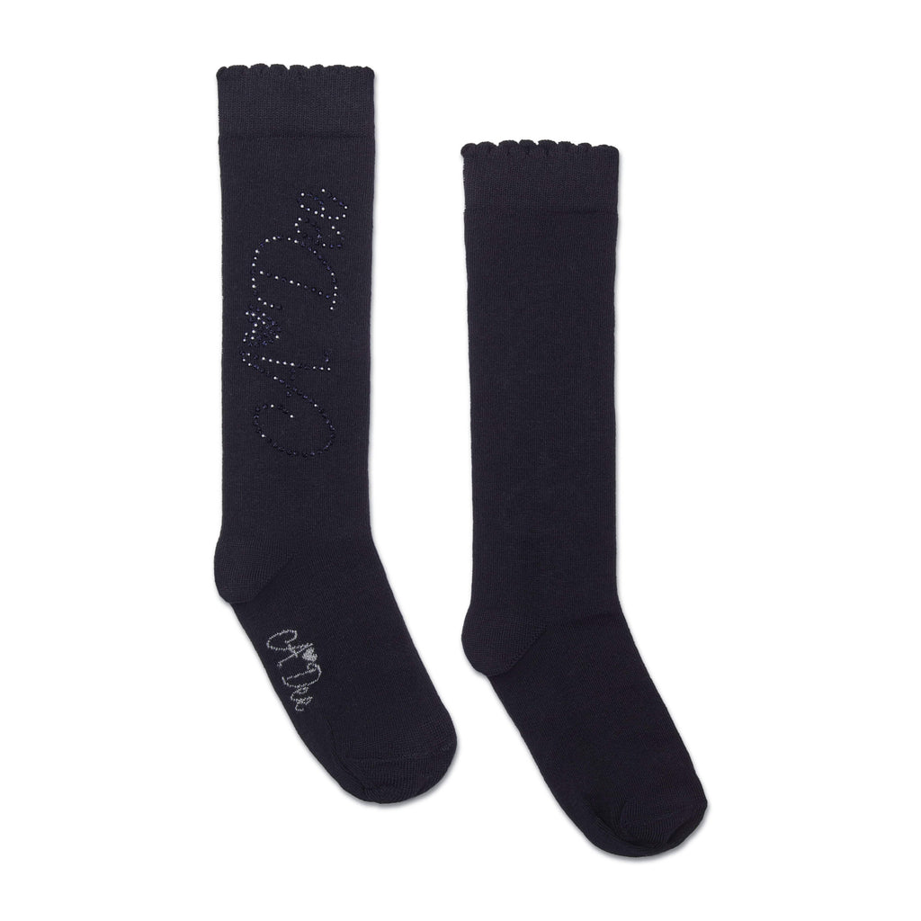A Dee Seren Black Knee High Socks