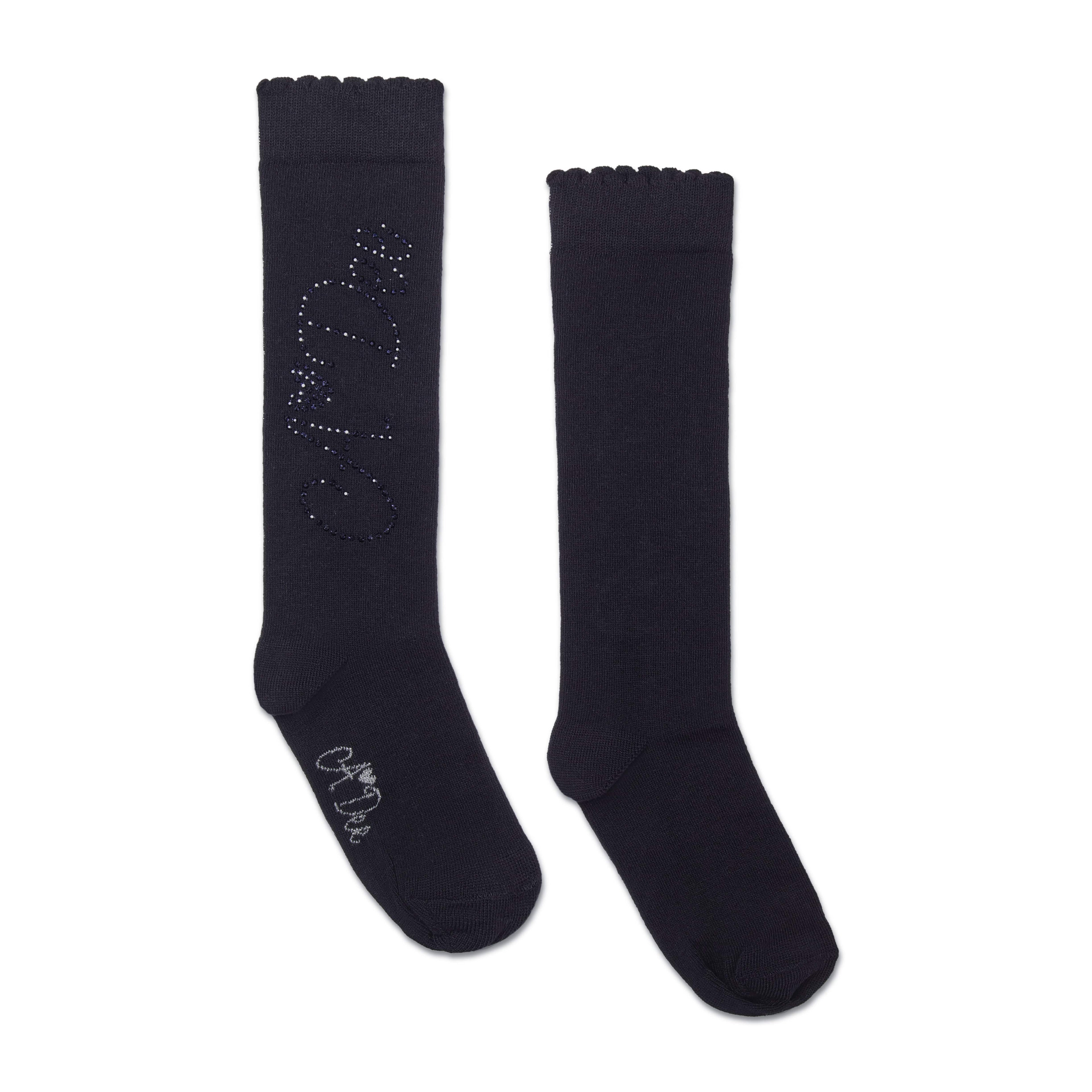 A Dee Seren Black Knee High Socks