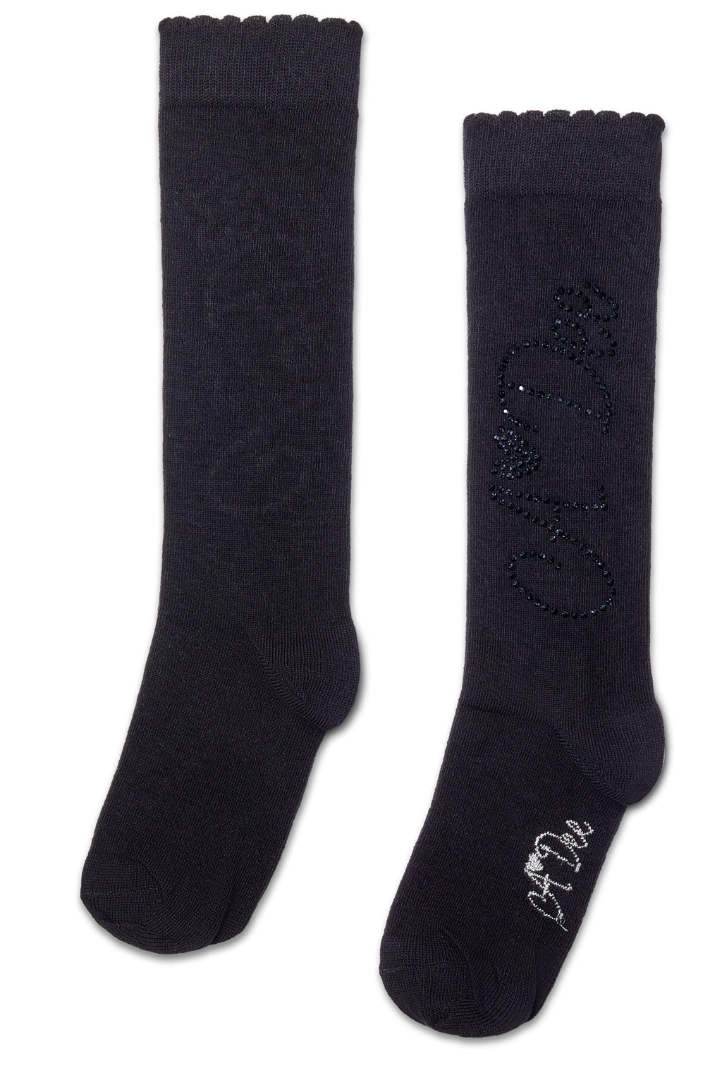 A Dee Seren Black Knee High Socks