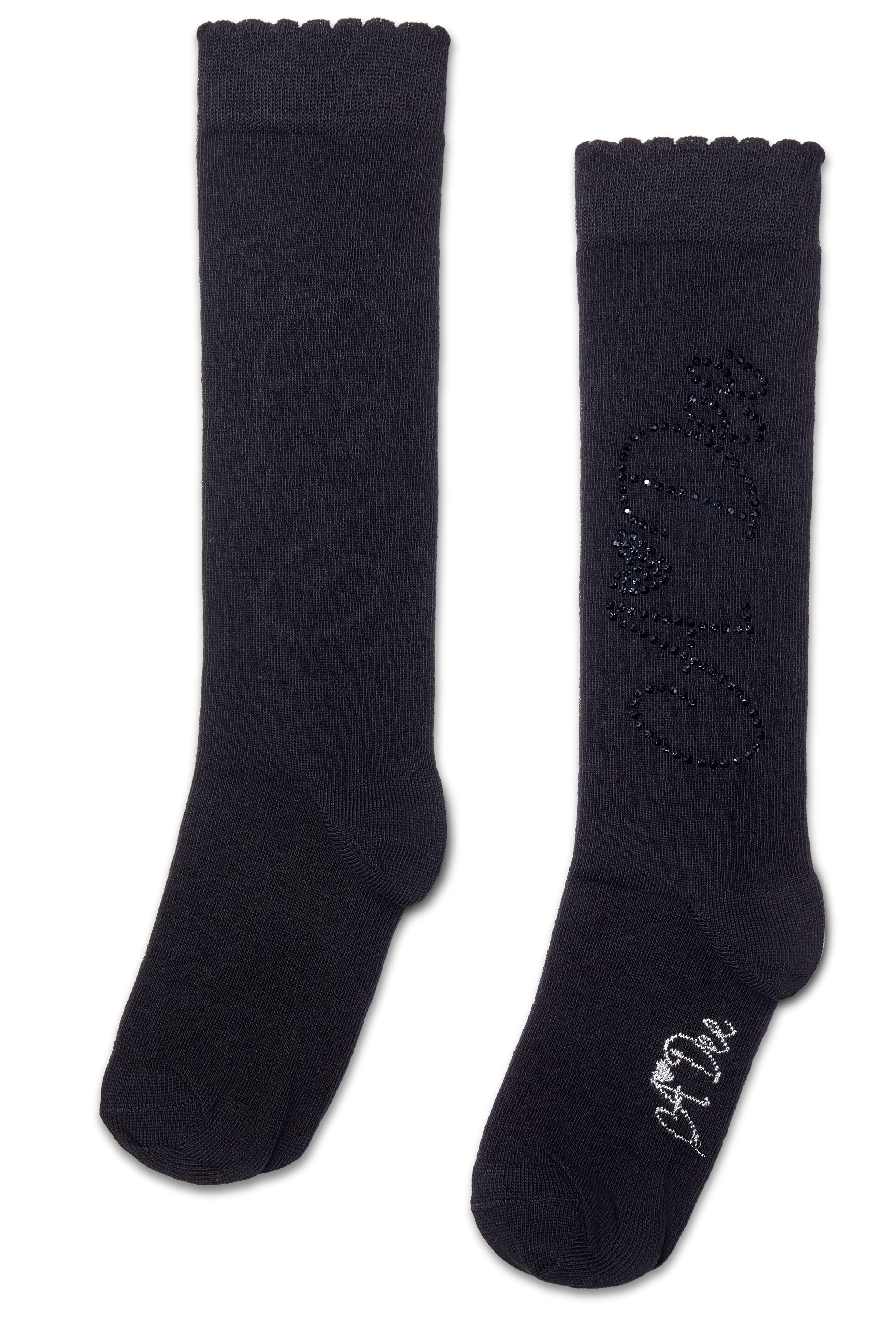 A Dee Seren Black Knee High Socks