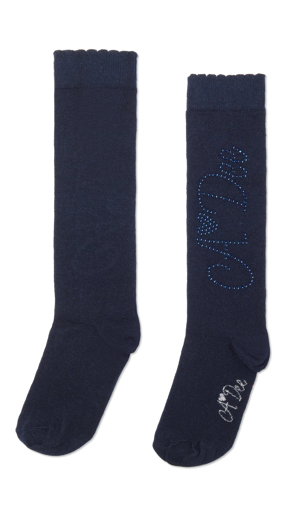 A Dee Seren Dark Navy Knee High Socks