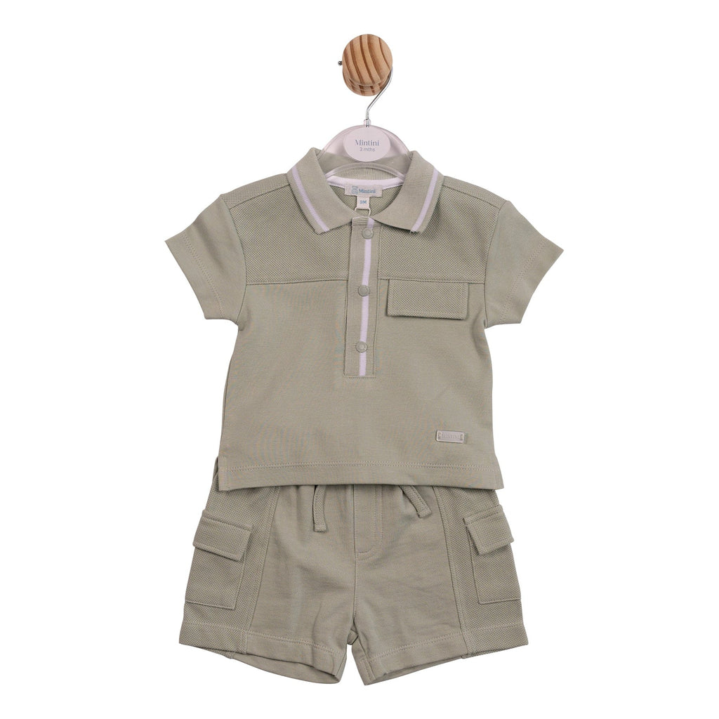 Mintini Polo And Shorts